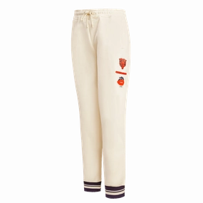 NFL CHICAGO BEARS RETRO CLASSIC WOMEN'S SWEATPANT (EGGSHELL/MIDNIGHT NAVY)