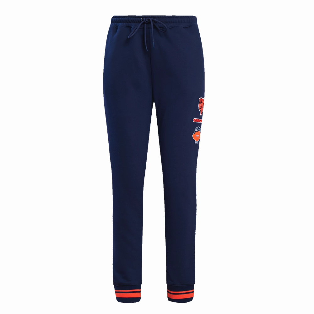 NFL CHICAGO BEARS RETRO CLASSIC WOMEN'S SWEATPANT (MIDNIGHT NAVY/ORANGE/MIDNIGHT NAVY)