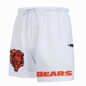 NFL CHICAGO BEARS SOUVENIR MEN'S MESH SHORT (WHITE)