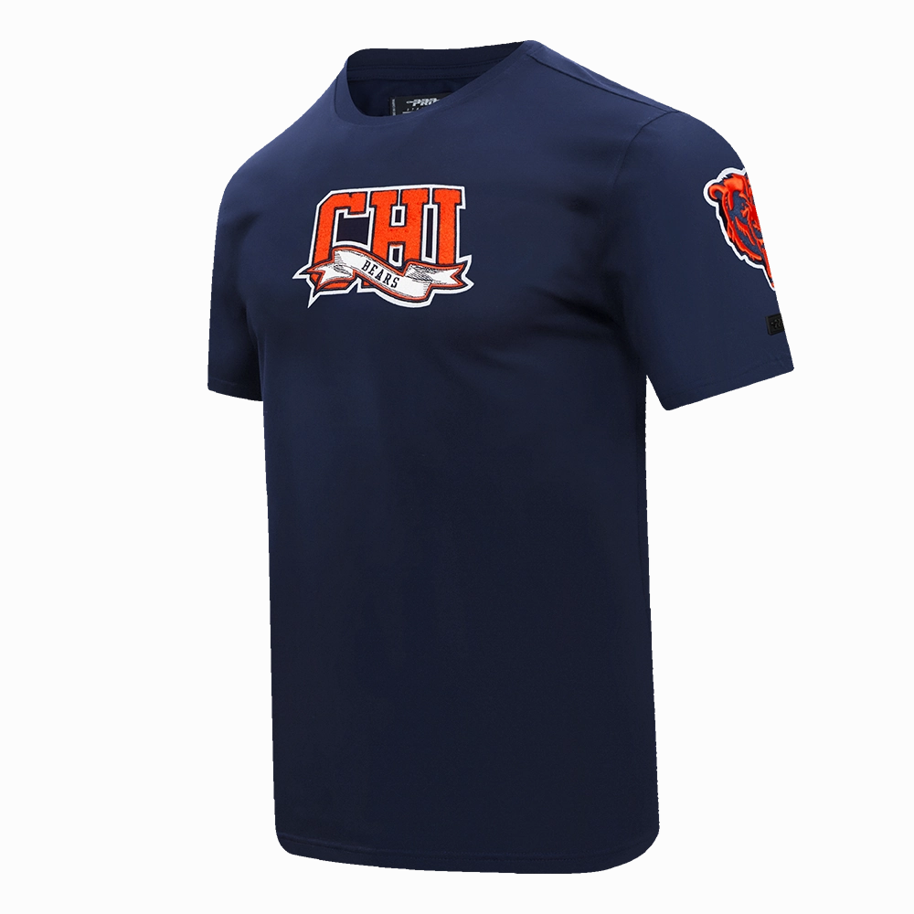 NFL CHICAGO BEARS TEAM PENNANTS MEN'S   TEE (MIDNIGHT NAVY)