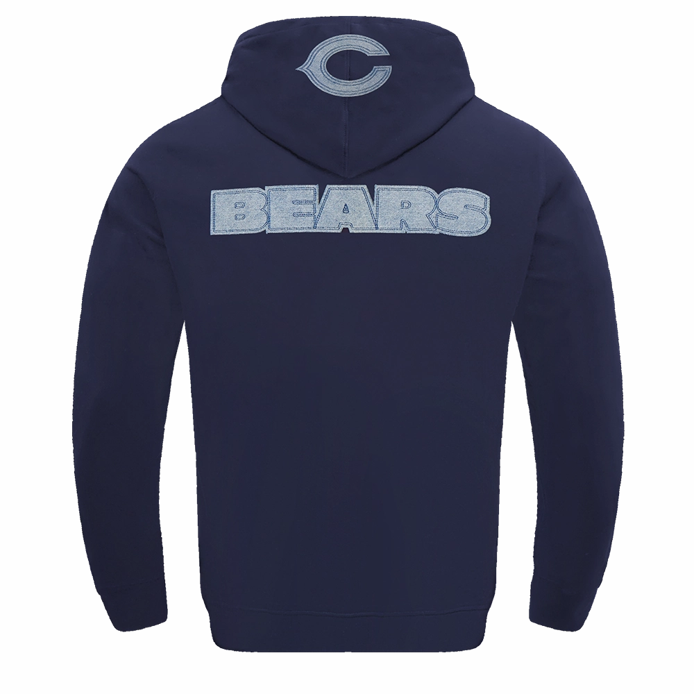 NFL CHICAGO BEARS VARSITY BLUES MEN'S PULLOVER HOODIE (MIDNIGHT NAVY)