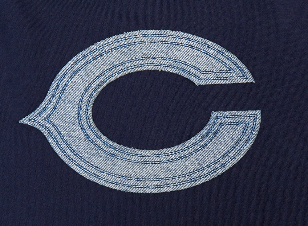 NFL CHICAGO BEARS VARSITY BLUES MEN'S PULLOVER HOODIE (MIDNIGHT NAVY)