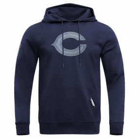 NFL CHICAGO BEARS VARSITY BLUES MEN'S PULLOVER HOODIE (MIDNIGHT NAVY)