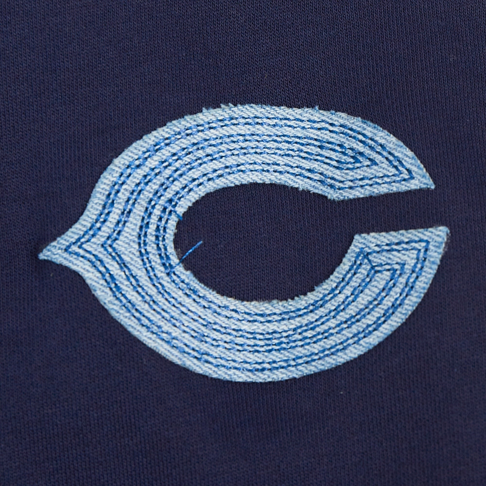 NFL CHICAGO BEARS VARSITY BLUES WOMEN'S CREWNECK (MIDNIGHT NAVY)