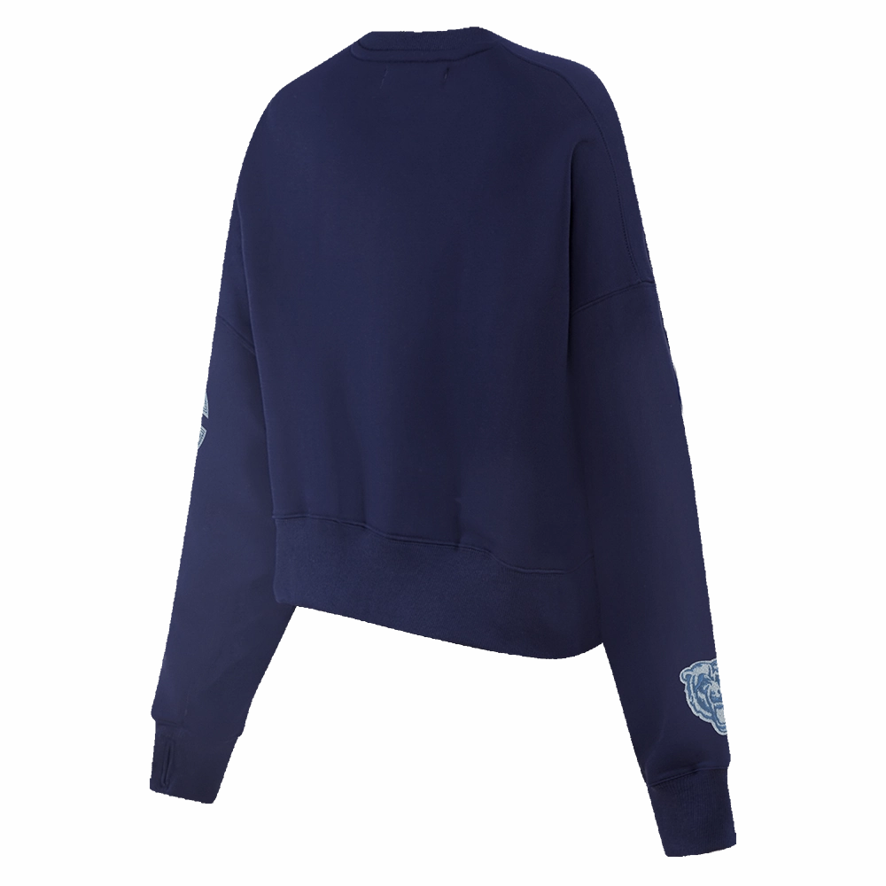 NFL CHICAGO BEARS VARSITY BLUES WOMEN'S CREWNECK (MIDNIGHT NAVY)
