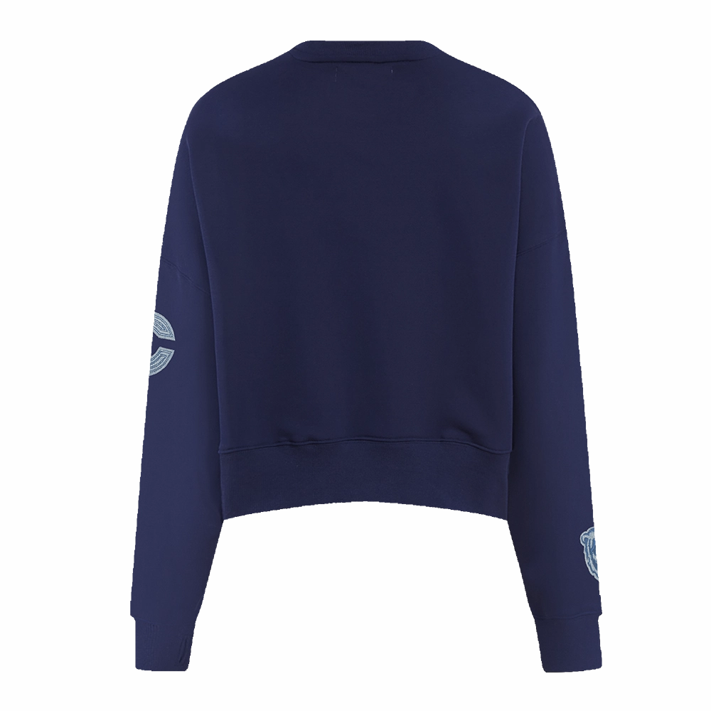 NFL CHICAGO BEARS VARSITY BLUES WOMEN'S CREWNECK (MIDNIGHT NAVY)