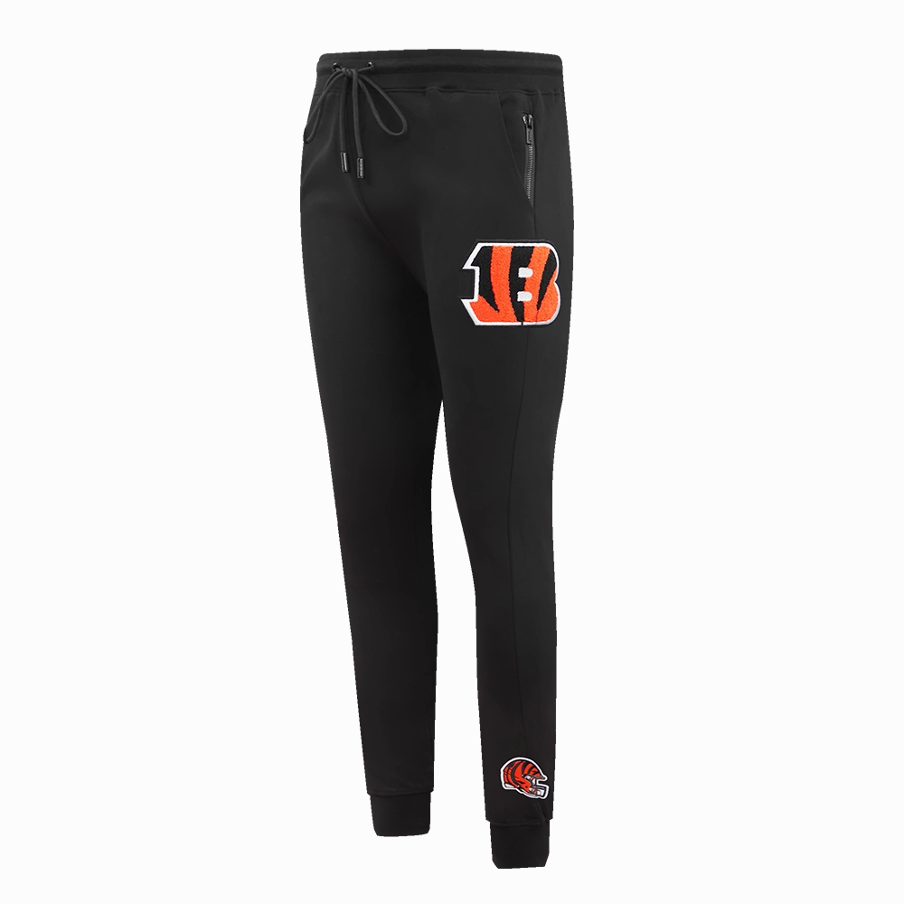 NFL CINCINNATI BENGALS CLASSIC CHENILLE MEN'S JOGGER (BLACK)