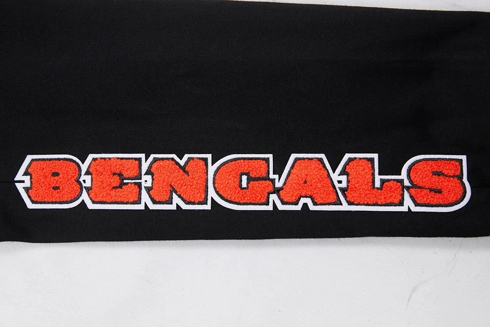 NFL CINCINNATI BENGALS CLASSIC CHENILLE MEN'S JOGGER (BLACK)