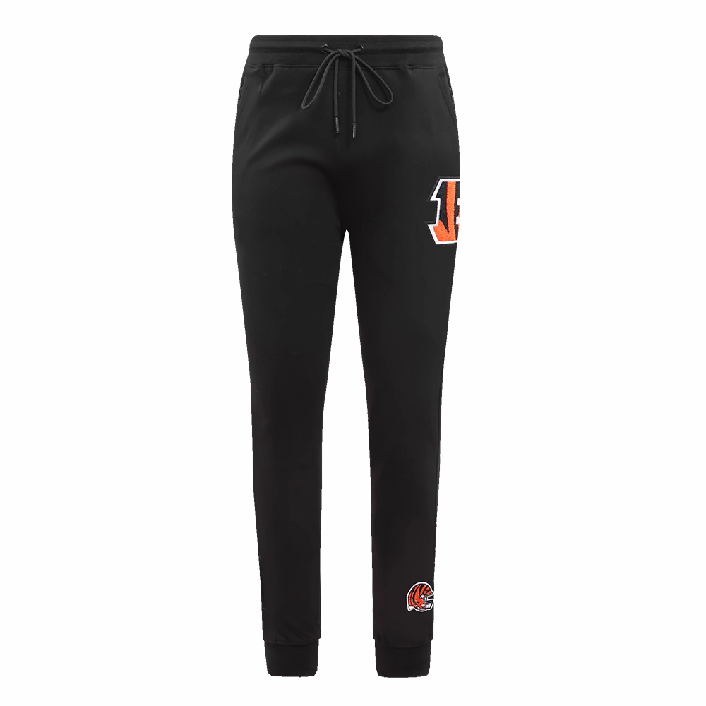 NFL CINCINNATI BENGALS CLASSIC CHENILLE MEN'S JOGGER (BLACK)