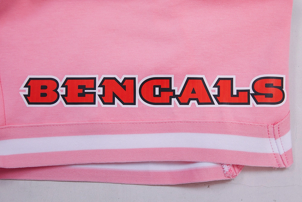 NFL CINCINNATI BENGALS CLASSIC CHENILLE MEN'S SHORT (PINK)