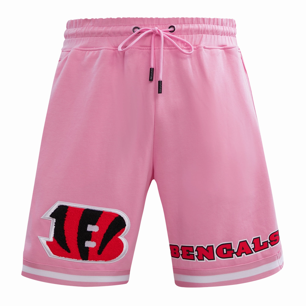 NFL CINCINNATI BENGALS CLASSIC CHENILLE MEN'S SHORT (PINK)