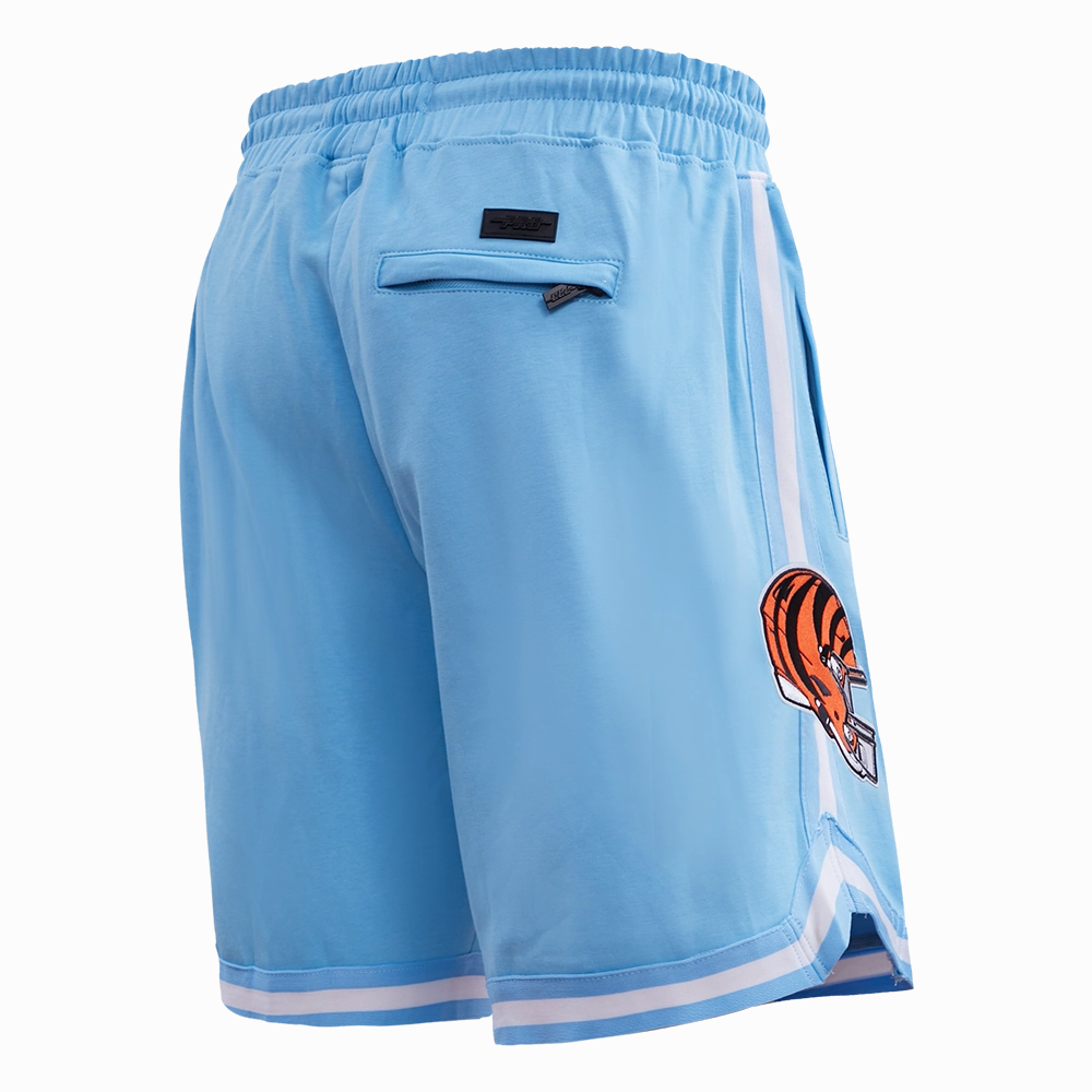 NFL CINCINNATI BENGALS CLASSIC CHENILLE MEN'S SHORT (UNIVERSITY BLUE)