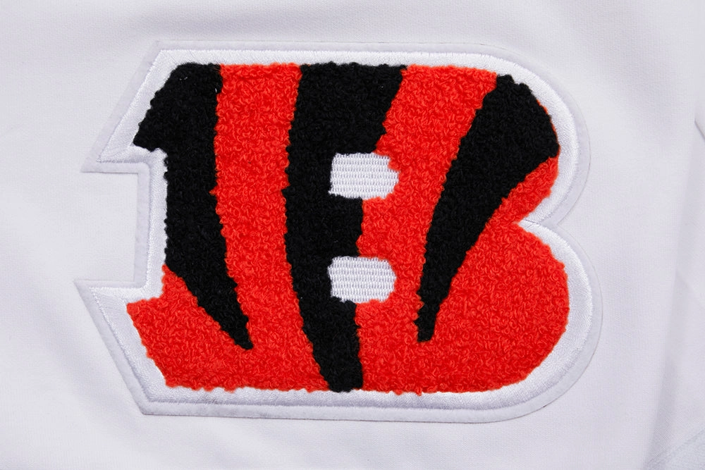 NFL CINCINNATI BENGALS CLASSIC CHENILLE MEN'S SHORT (WHITE)