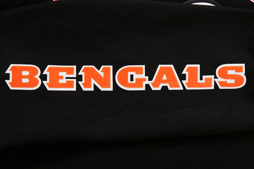 NFL CINCINNATI BENGALS CLASSIC MEN'S PULLOVER HOODIE (BLACK)