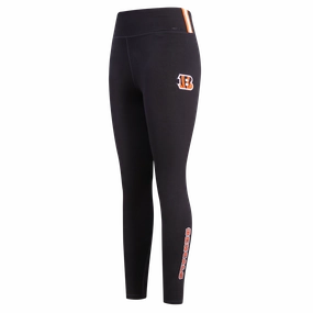 NFL CINCINNATI BENGALS CLASSIC WOMEN'S JERSEY LEGGING (BLACK)