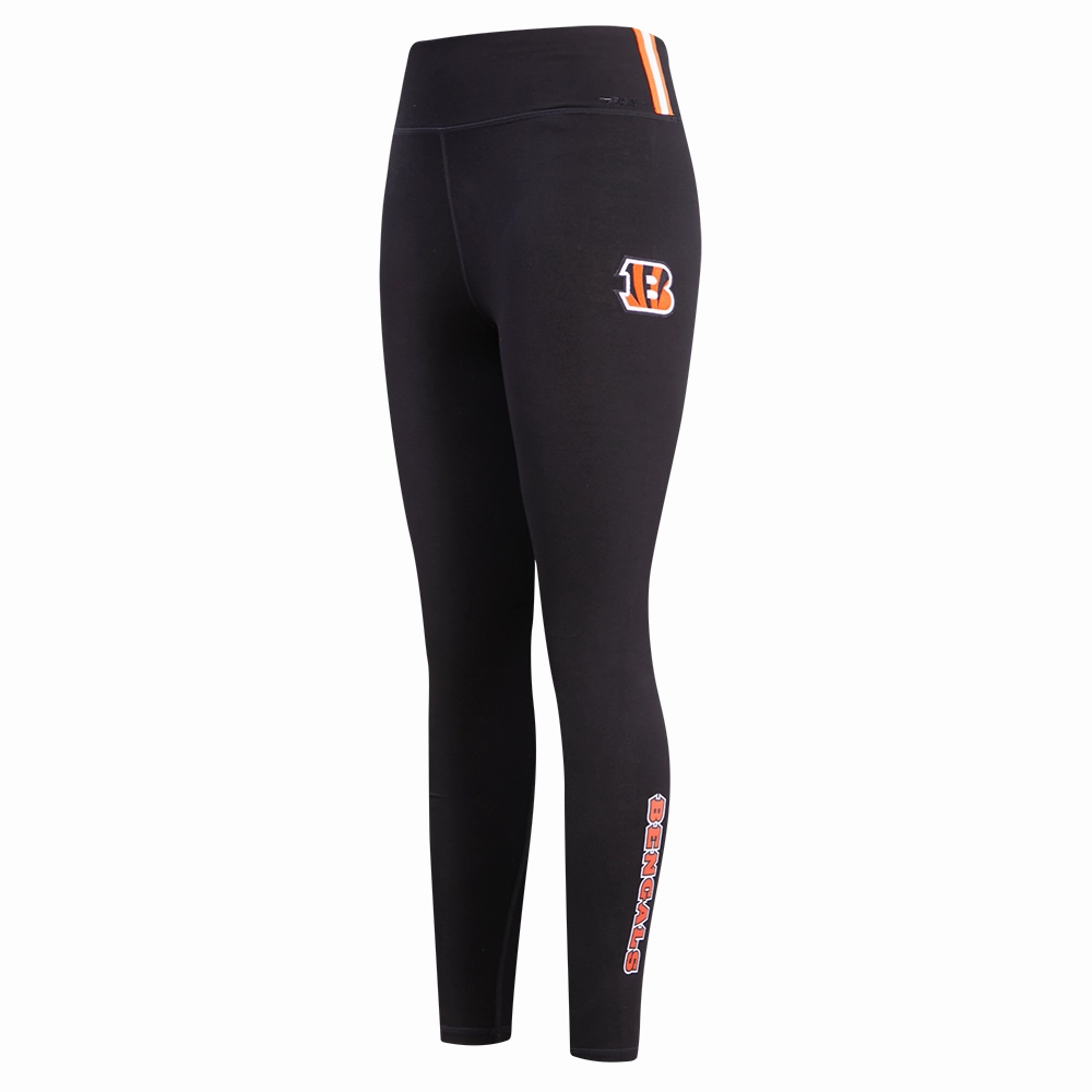 NFL CINCINNATI BENGALS CLASSIC WOMEN'S JERSEY LEGGING (BLACK)