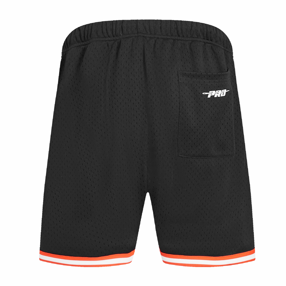 NFL CINCINNATI BENGALS JOE BURROW #9 MESH MEN'S SHORT (BLACK/ORANGE)