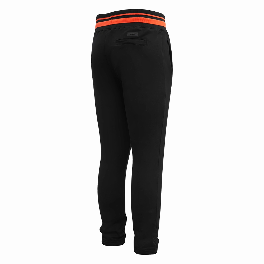 NFL CINCINNATI BENGALS MASHUP MEN'S RIB SWEATPANT (BLACK/ORANGE)