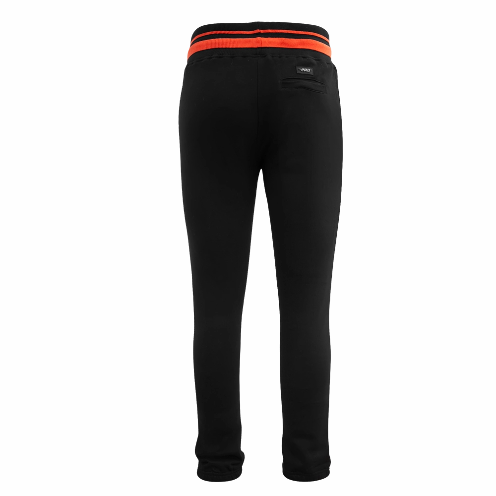 NFL CINCINNATI BENGALS MASHUP MEN'S RIB SWEATPANT (BLACK/ORANGE)