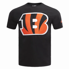 NFL CINCINNATI BENGALS MASHUP MEN'S TEE (BLACK)