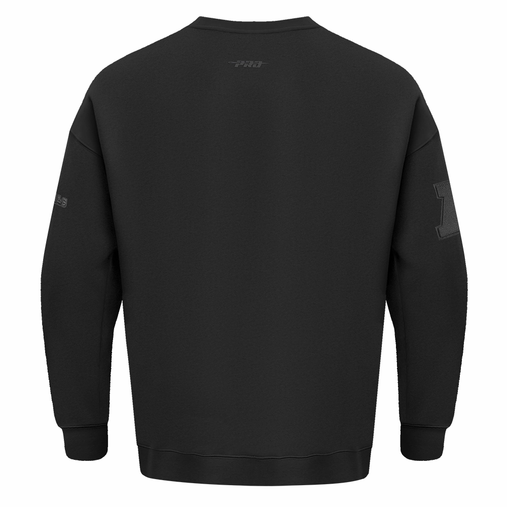 NFL CINCINNATI BENGALS NEUTRAL DROP SHOULDER FLEECE CREWNECK (BLACK)