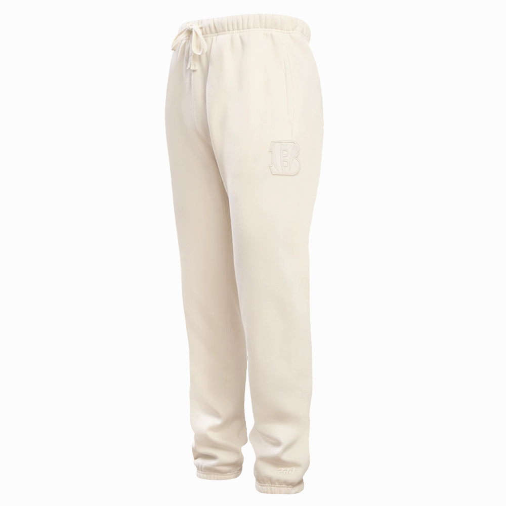 NFL CINCINNATI BENGALS NEUTRAL FLEECE SWEATPANT (EGGSHELL)