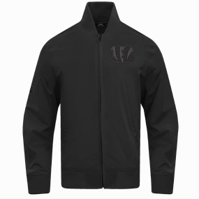 NFL CINCINNATI BENGALS NEUTRAL TWILL JACKET (BLACK)