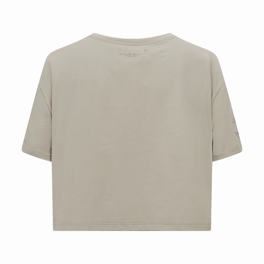NFL CINCINNATI BENGALS NEUTRAL WOMEN'S BOXY TEE (TAUPE)