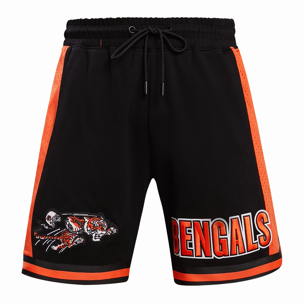 NFL CINCINNATI BENGALS RETRO CLASSIC MEN'S 2.0 SHORT (BLACK/ORANGE)
