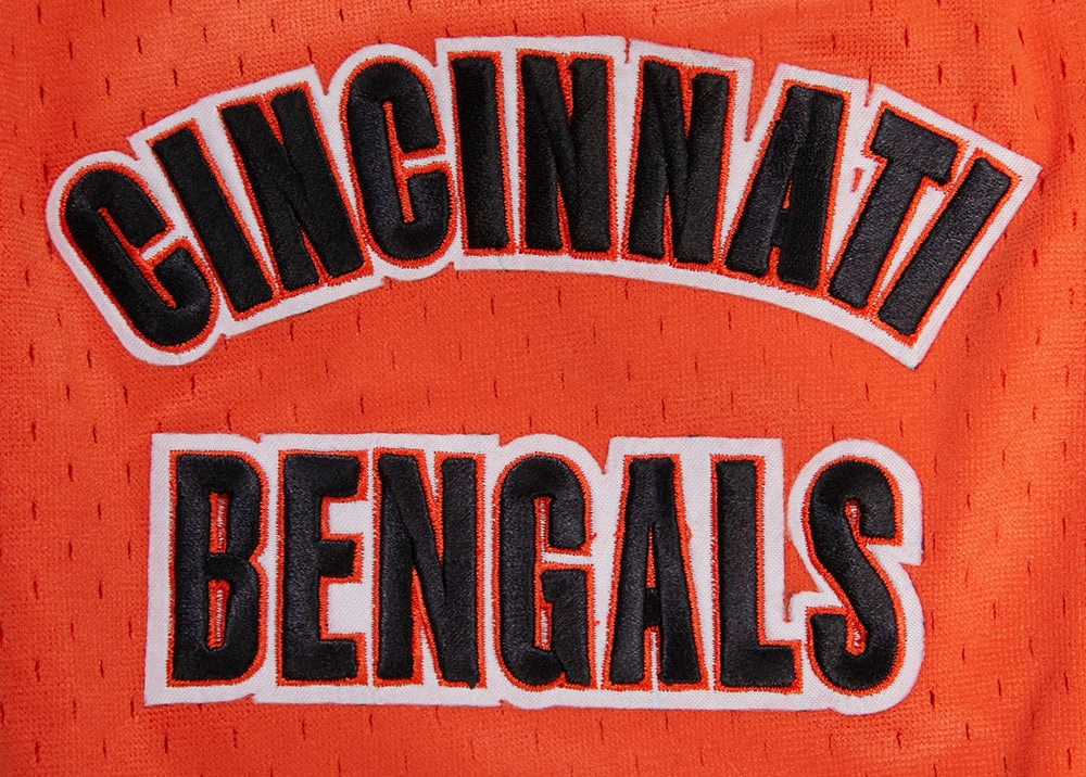 NFL CINCINNATI BENGALS RETRO CLASSIC MEN'S 2.0 SHORT (BLACK/ORANGE)