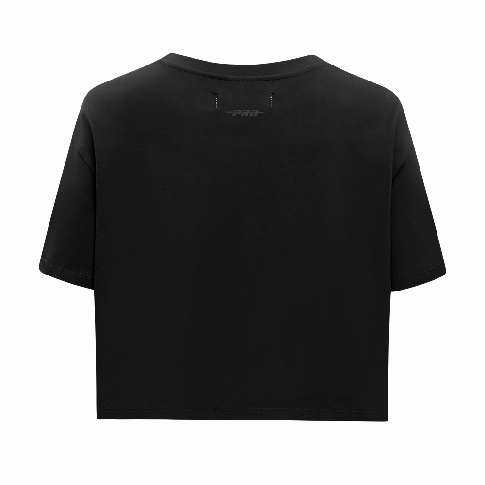 NFL CINCINNATI BENGALS RETRO CLASSIC WOMEN'S BOXY TEE (BLACK)