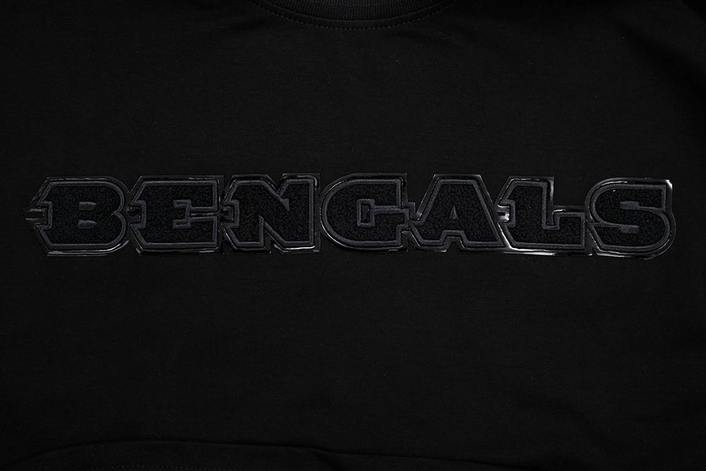 NFL CINCINNATI BENGALS TRIPLE BLACK MEN'S TEE (TRIPLE BLACK)