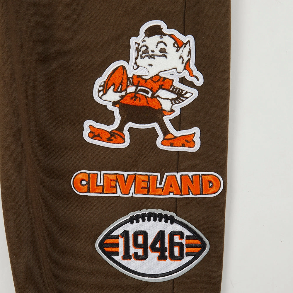 NFL CLEVELAND BROWNS RETRO CLASSIC MEN'S SWEATPANT (BROWN)