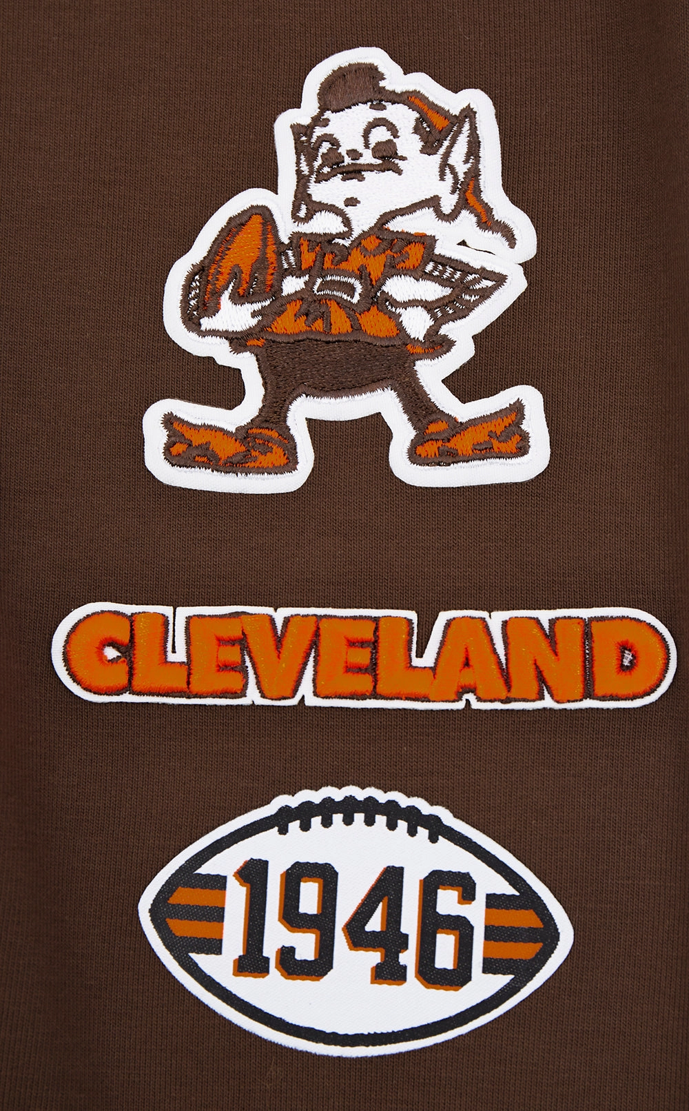 NFL CLEVELAND BROWNS RETRO CLASSIC WOMEN'S JERSEY LEGGING (BROWN)
