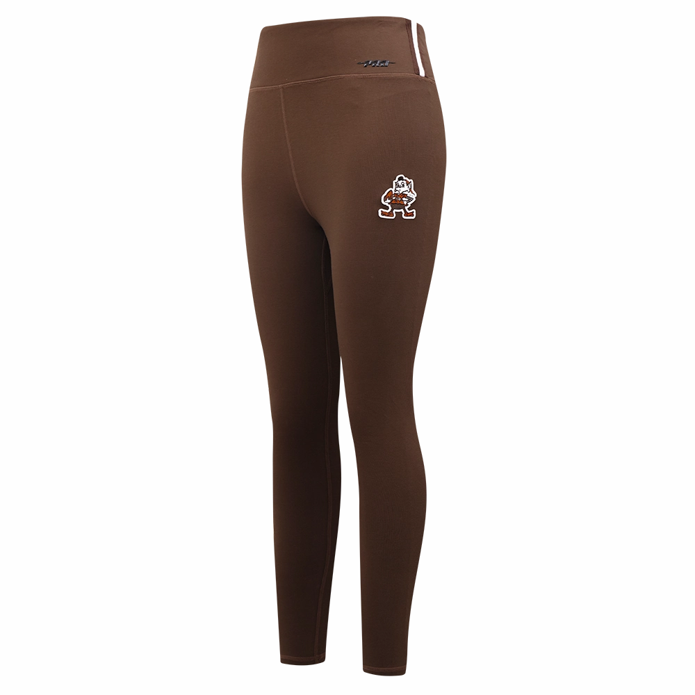NFL CLEVELAND BROWNS RETRO CLASSIC WOMEN'S JERSEY LEGGING (BROWN)