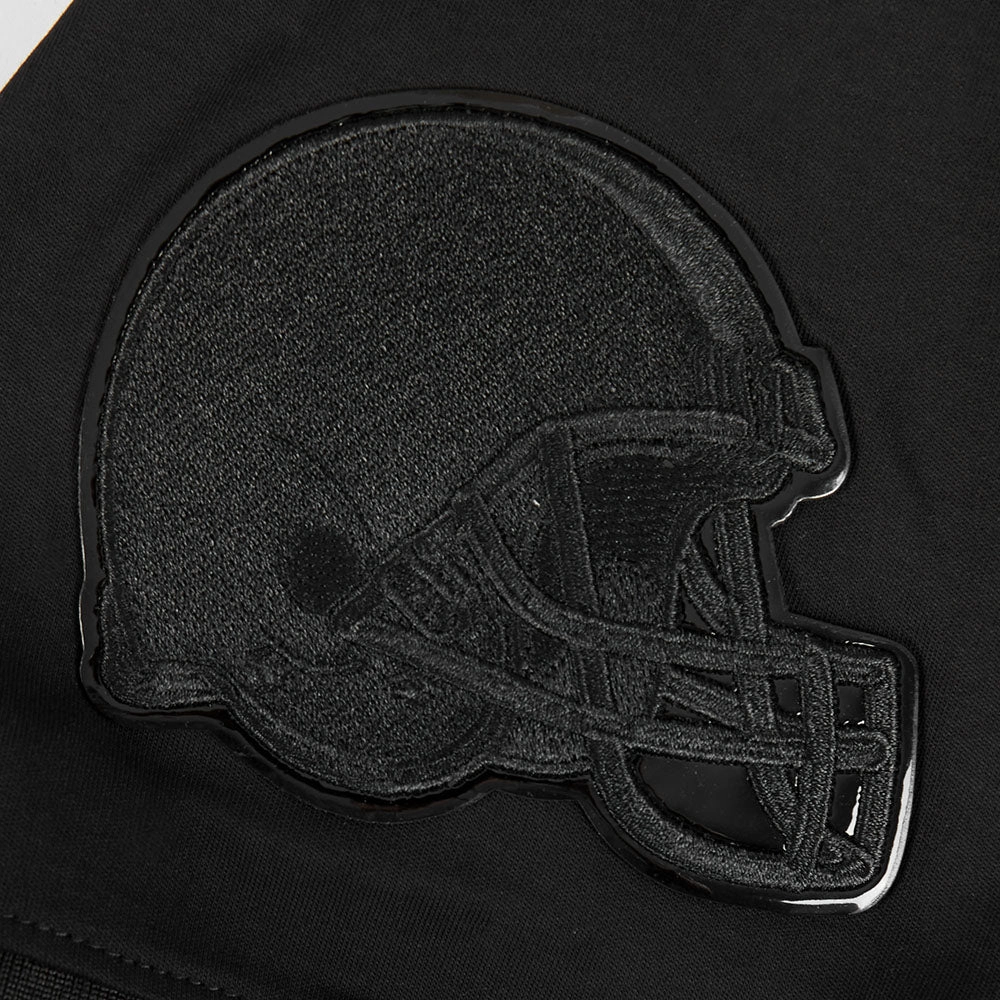 NFL CLEVELAND BROWNS TRIPLE BLACK MEN'S LOGOPRO TEAM SHORT SLEEVE (TRIPLE BLACK MEN'S)