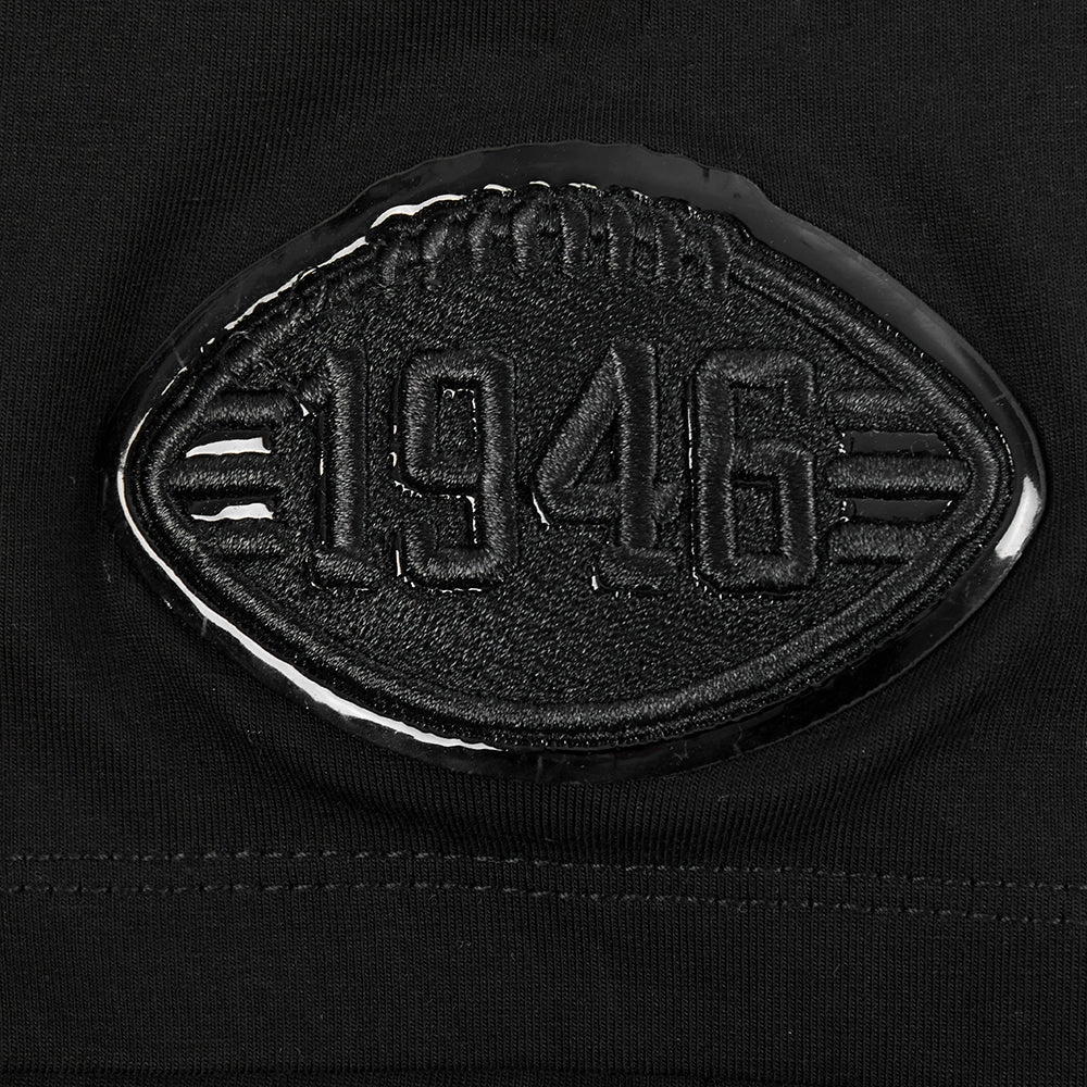 NFL CLEVELAND BROWNS TRIPLE BLACK WOMEN'S SJ BOXY TEE (TRIPLE BLACK WOMEN'S)