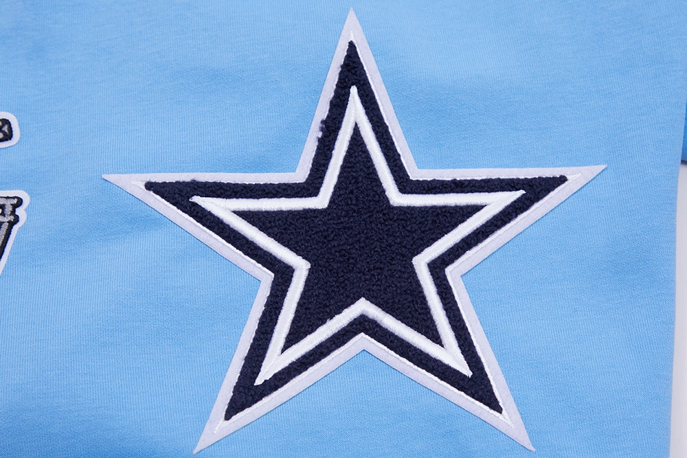NFL DALLAS COWBOYS CLASSIC CHENILLE DK SHORT (UNIVERSITY BLUE)
