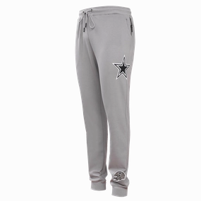 NFL DALLAS COWBOYS CLASSIC CHENILLE MEN'S JOGGER (GRAY)