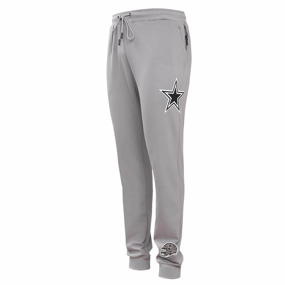 NFL DALLAS COWBOYS CLASSIC CHENILLE MEN'S JOGGER (GRAY)