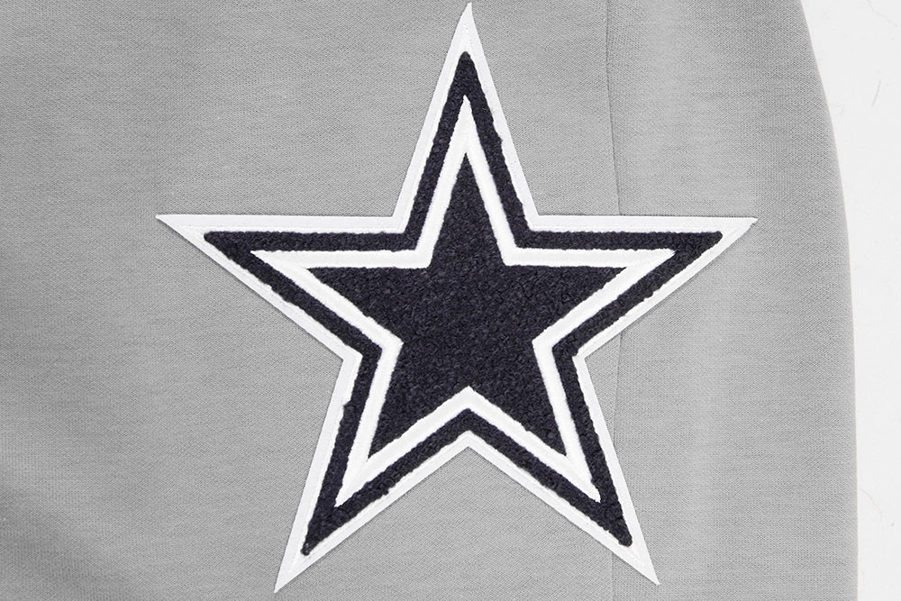 NFL DALLAS COWBOYS CLASSIC CHENILLE MEN'S JOGGER (GRAY)