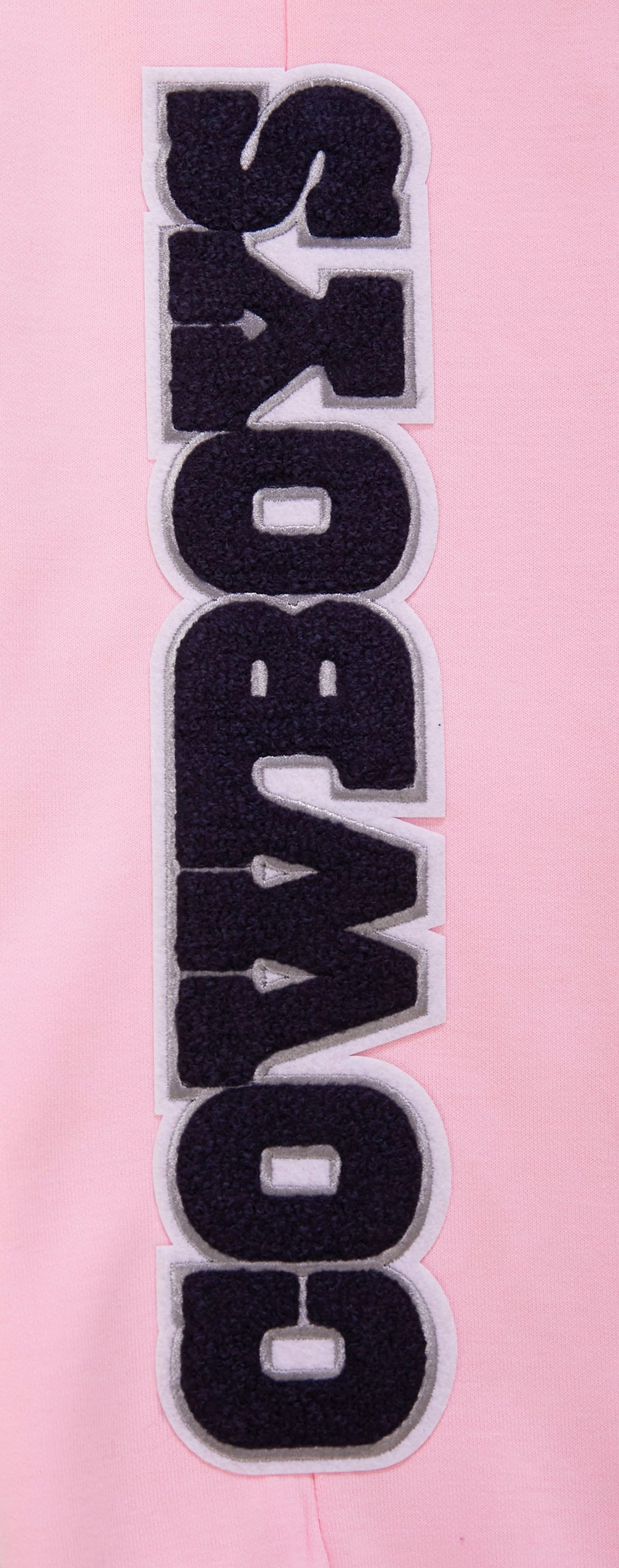 NFL DALLAS COWBOYS CLASSIC CHENILLE MEN'S JOGGER (PINK)