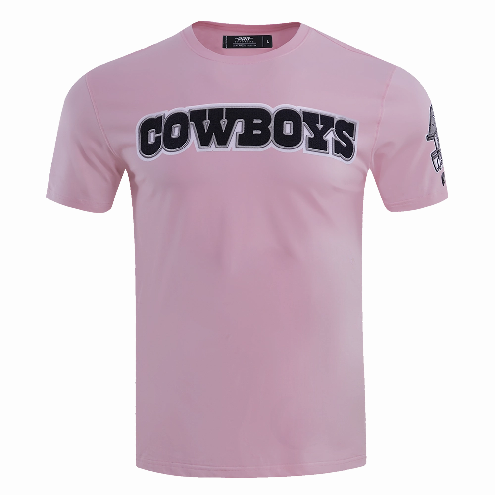NFL DALLAS COWBOYS CLASSIC CHENILLE MEN'S TEE (PINK)