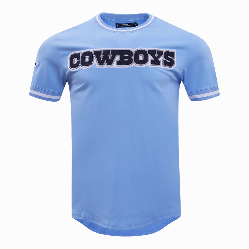NFL DALLAS COWBOYS CLASSIC CHENILLE MEN'S TEE (UNIVERSITY BLUE)