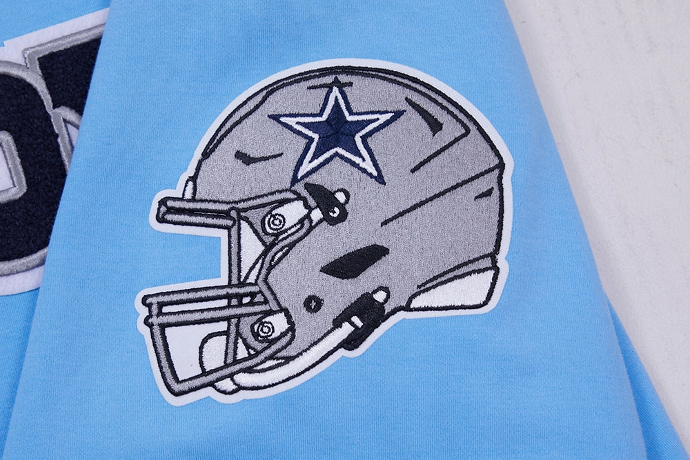 NFL DALLAS COWBOYS CLASSIC CHENILLE MEN'S TEE (UNIVERSITY BLUE)
