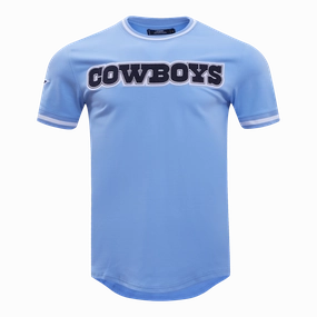 NFL DALLAS COWBOYS CLASSIC CHENILLE MEN'S TEE (UNIVERSITY BLUE)