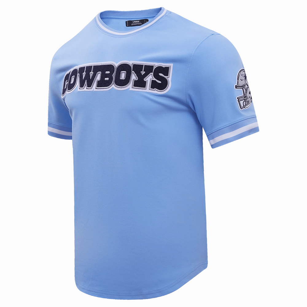 NFL DALLAS COWBOYS CLASSIC CHENILLE MEN'S TEE (UNIVERSITY BLUE)