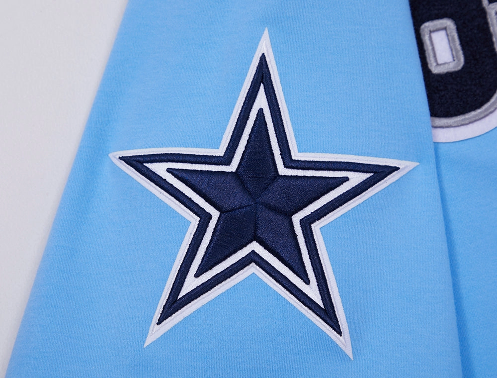 NFL DALLAS COWBOYS CLASSIC CHENILLE MEN'S TEE (UNIVERSITY BLUE)