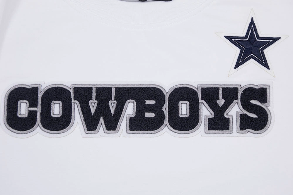 NFL DALLAS COWBOYS CLASSIC SHORT SLEEVE WOMEN'S SLIM FIT TEE (WHITE)