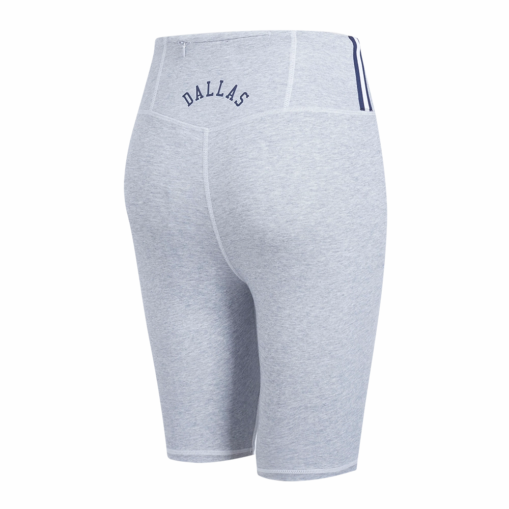NFL DALLAS COWBOYS CLASSIC WOMEN'S COTTON BIKE SHORT (HEATHER GREY)